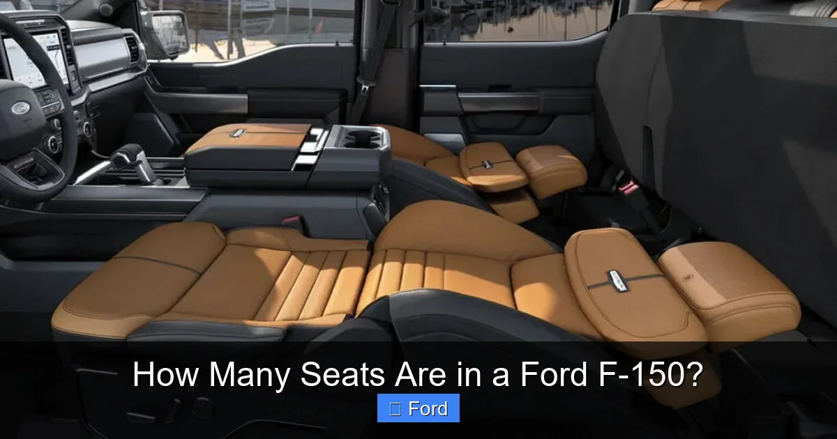 How Many Seats Are in a Ford F-150?