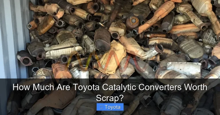 How Much Are Toyota Catalytic Converters Worth Scrap?