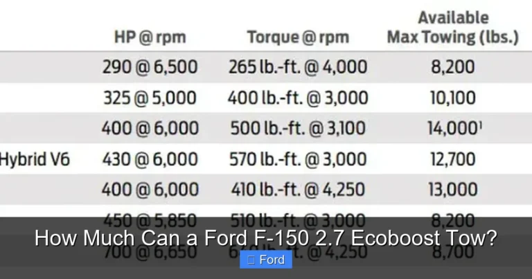 How Much Can a Ford F-150 2.7 Ecoboost Tow?