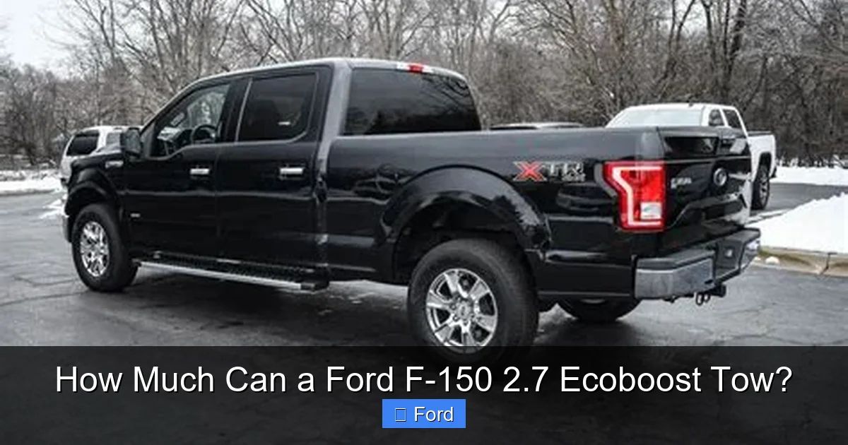 How Much Can a Ford F-150 2.7 Ecoboost Tow?