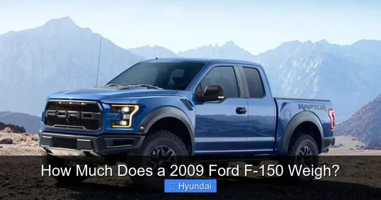 How Much Does a 2009 Ford F-150 Weigh?