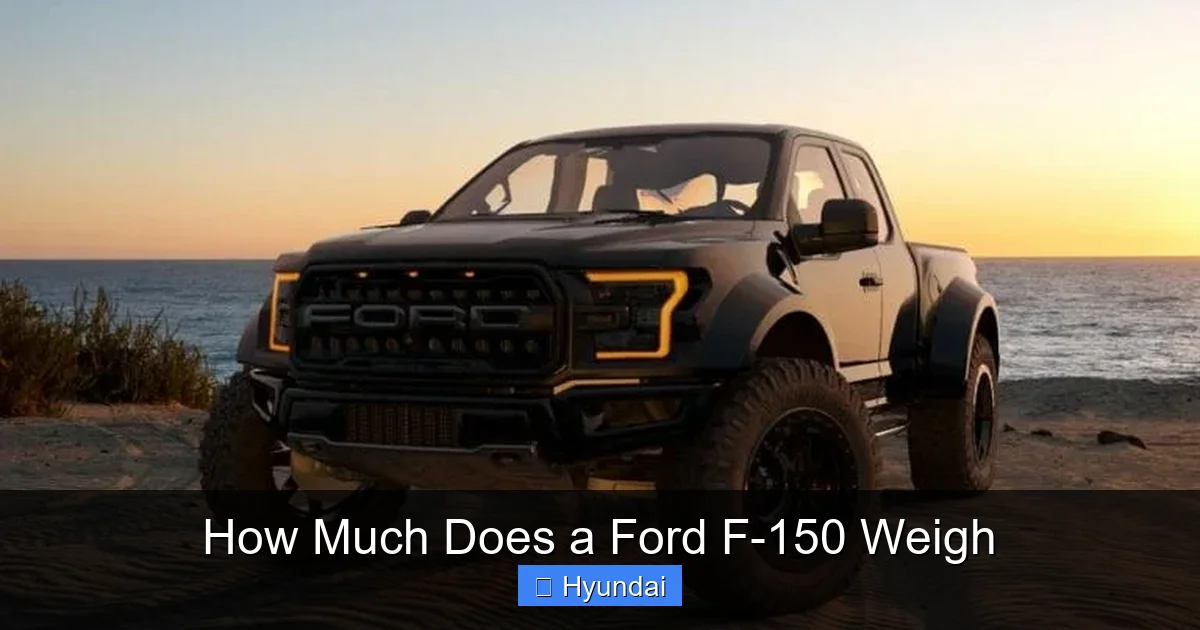 How Much Does a Ford F-150 Weigh