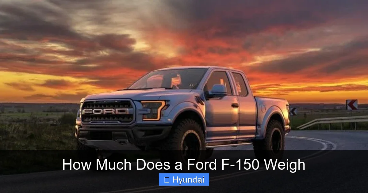 How Much Does a Ford F-150 Weigh
