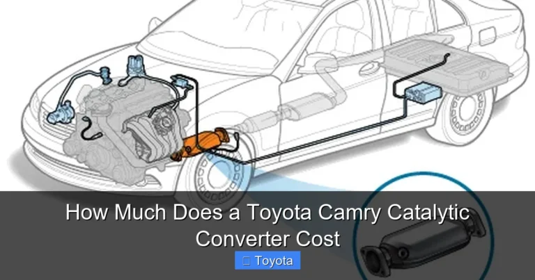 How Much Does a Toyota Camry Catalytic Converter Cost