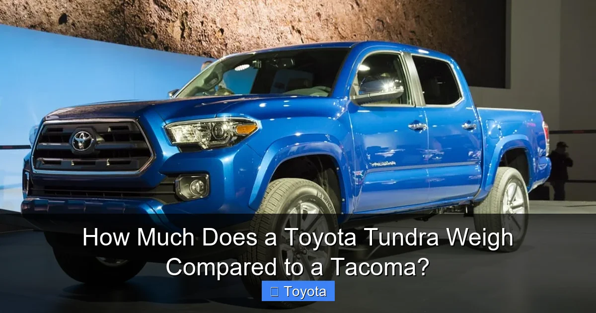 Surprising How Much Does A Toyota Tundra Weigh Images