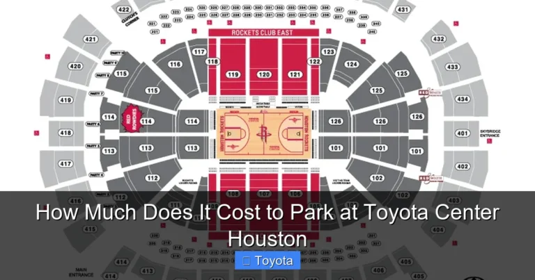 How Much Does It Cost to Park at Toyota Center Houston