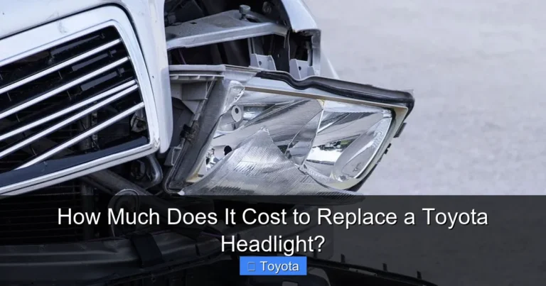 How Much Does It Cost to Replace a Toyota Headlight?