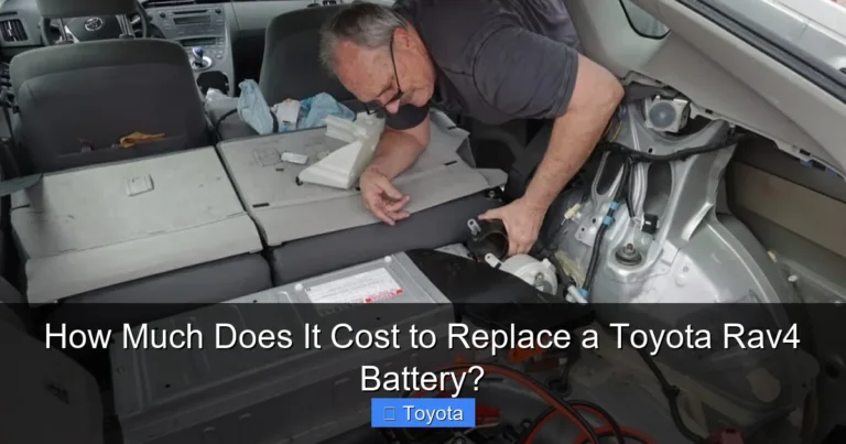 How Much Does It Cost to Replace a Toyota Rav4 Battery?