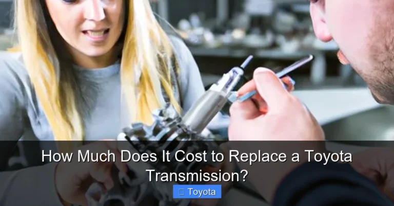 How Much Does It Cost to Replace a Toyota Transmission?
