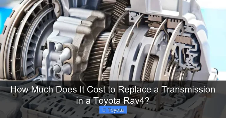 How Much Does It Cost to Replace a Transmission in a Toyota Rav4?