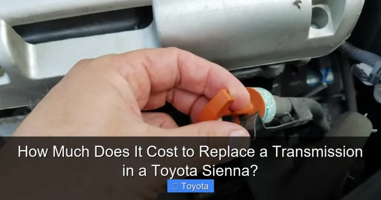 How Much Does It Cost to Replace a Transmission in a Toyota Sienna?