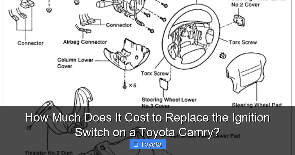 Top80 Ignation How Much Does It Cost to Replace the Ignition Switch on a Toyota Camry?