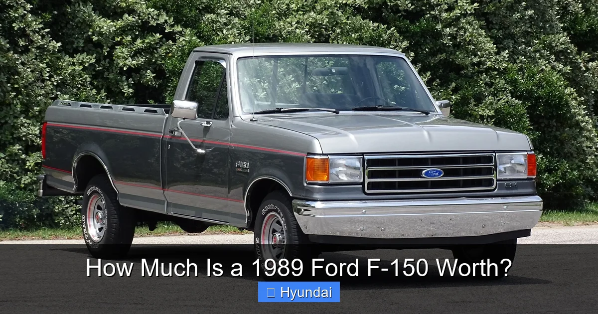 How Much Is a 1989 Ford F-150 Worth?