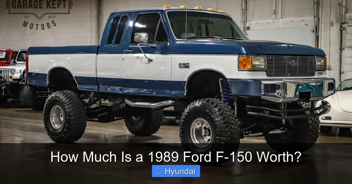How Much Is a 1989 Ford F-150 Worth?