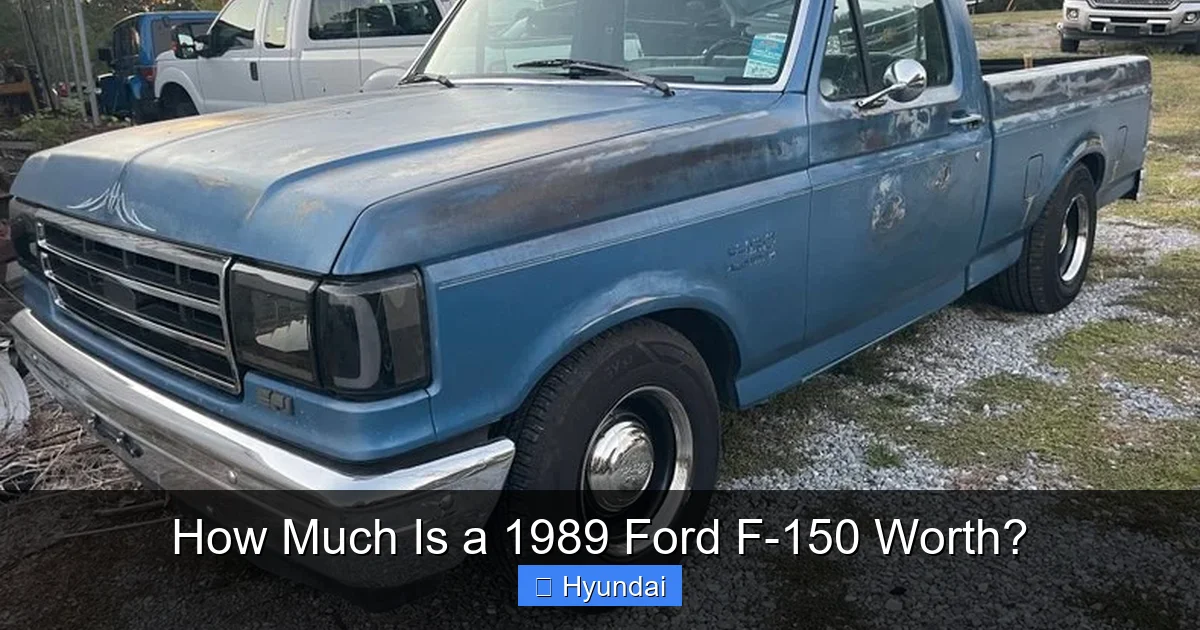 How Much Is a 1989 Ford F-150 Worth?