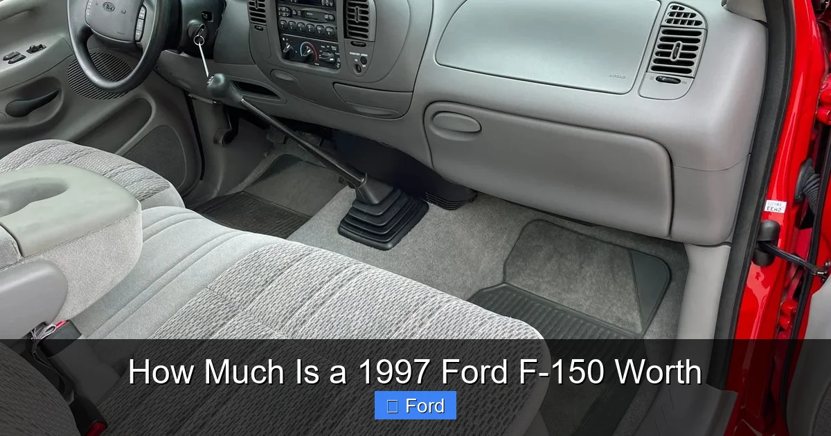 How Much Is a 1997 Ford F-150 Worth