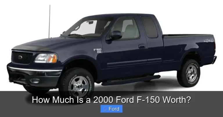 How Much Is a 2000 Ford F-150 Worth?