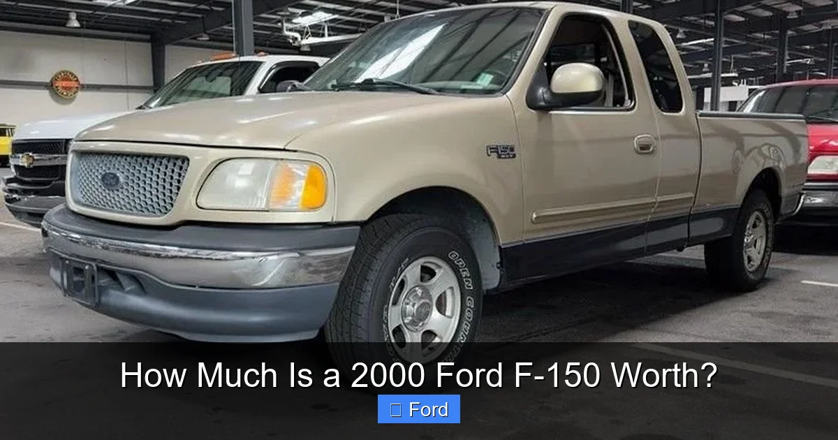 How Much Is a 2000 Ford F-150 Worth?