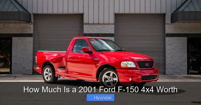 How Much Is a 2001 Ford F-150 4x4 Worth