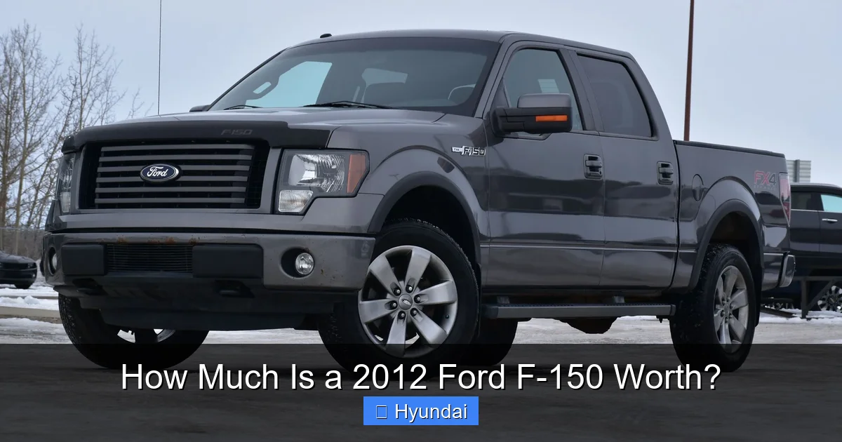 How Much Is a 2012 Ford F-150 Worth?
