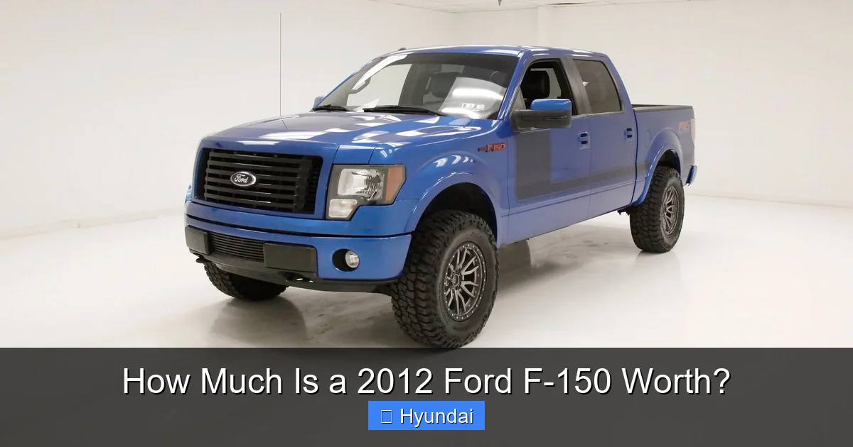 How Much Is a 2012 Ford F-150 Worth?