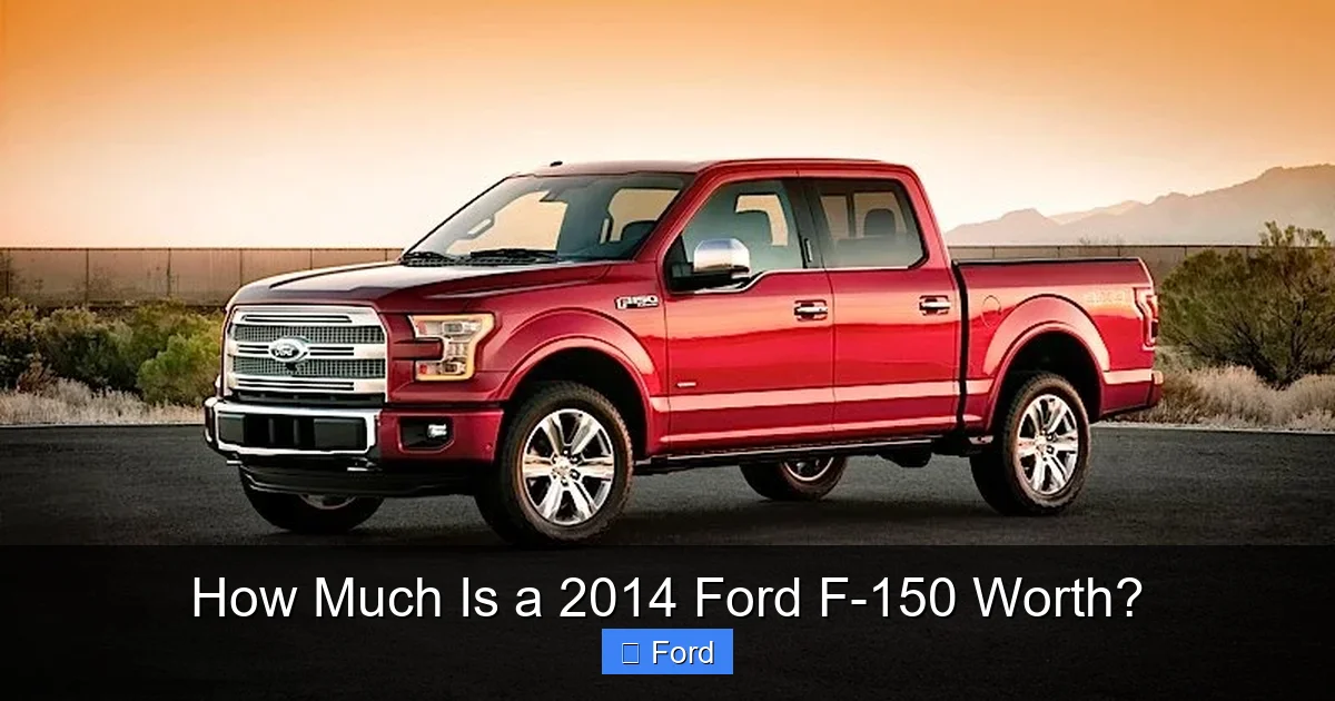How Much Is a 2014 Ford F-150 Worth?