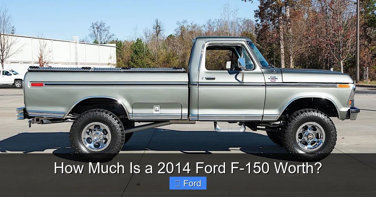 How Much Is a 2014 Ford F-150 Worth?