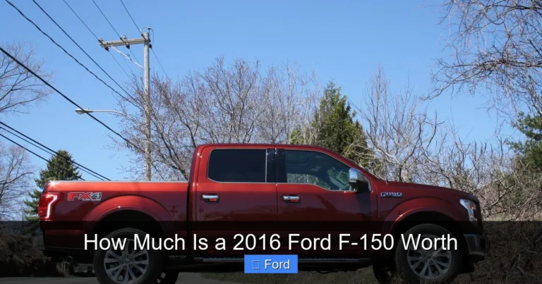 How Much Is a 2016 Ford F-150 Worth