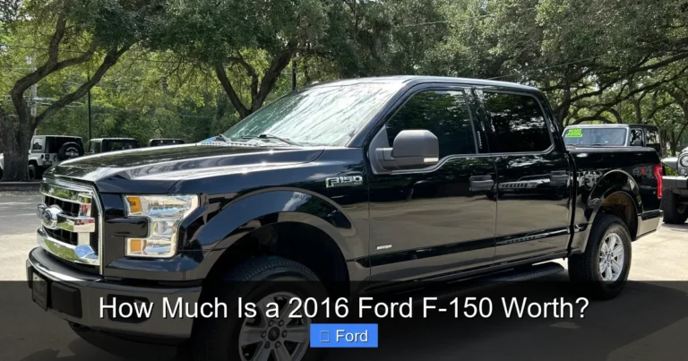 How Much Is a 2016 Ford F-150 Worth?