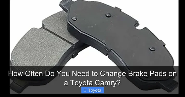 How Often Do You Need to Change Brake Pads on a Toyota Camry?
