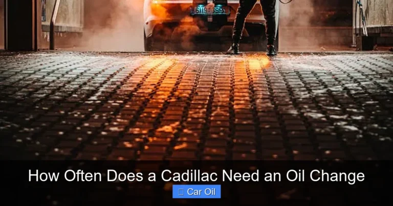 How Often Does a Cadillac Need an Oil Change