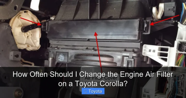 How Often Should I Change the Engine Air Filter on a Toyota Corolla?