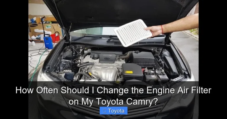 How Often Should I Change the Engine Air Filter on My Toyota Camry?