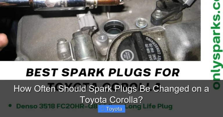 How Often Should Spark Plugs Be Changed on a Toyota Corolla?