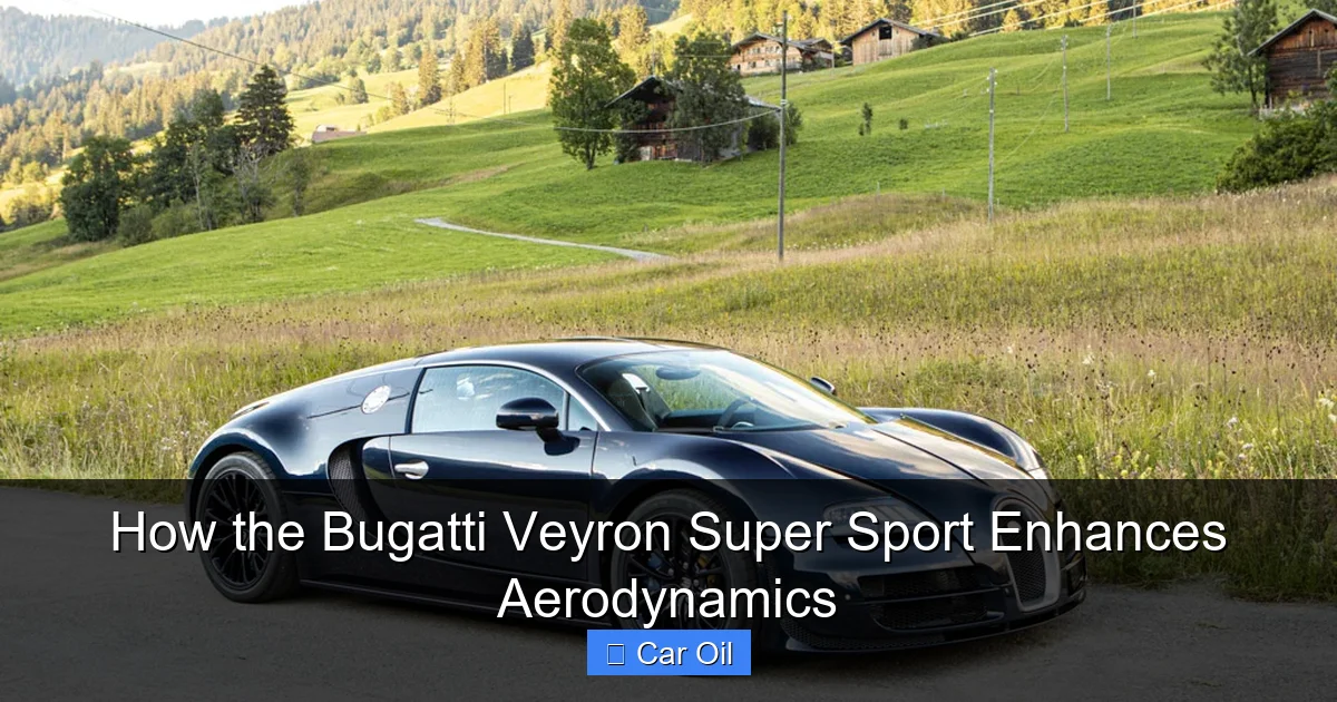 How the Bugatti Veyron Super Sport Enhances Aerodynamics