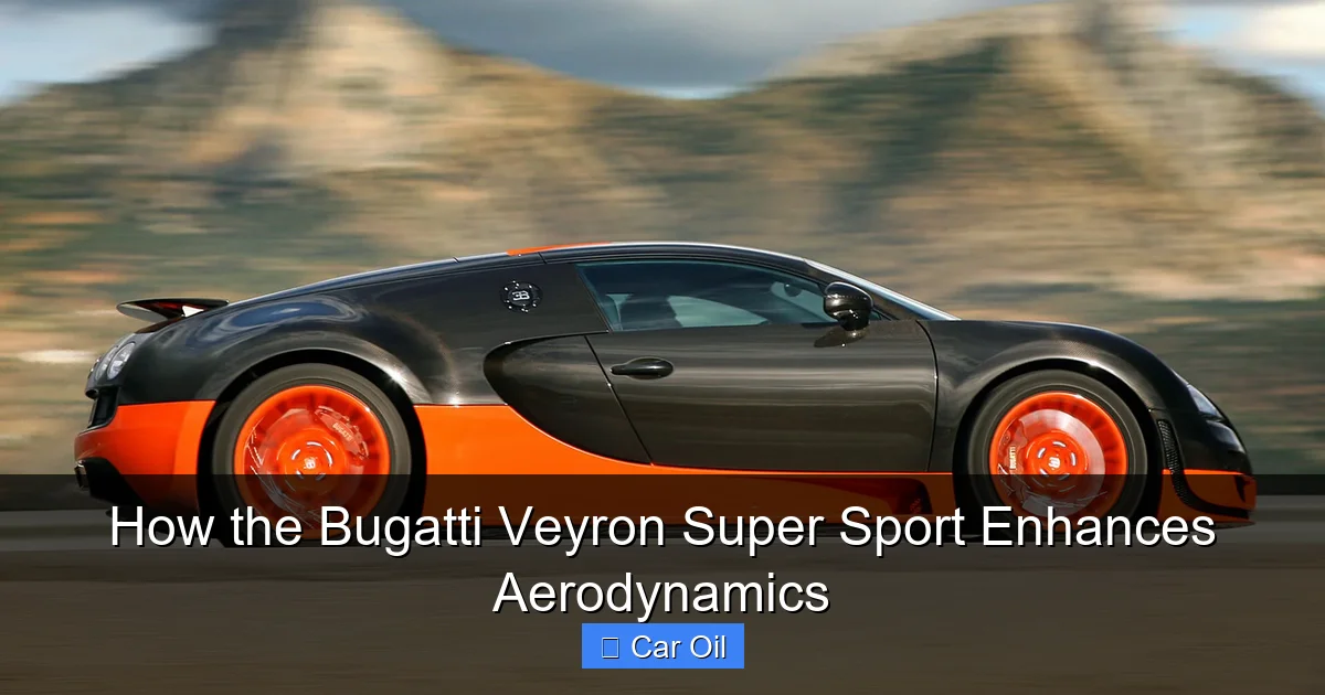 How the Bugatti Veyron Super Sport Enhances Aerodynamics