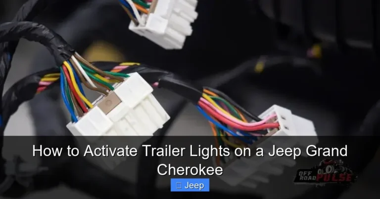 How to Activate Trailer Lights on a Jeep Grand Cherokee