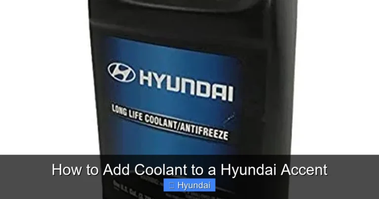 How to Add Coolant to a Hyundai Accent