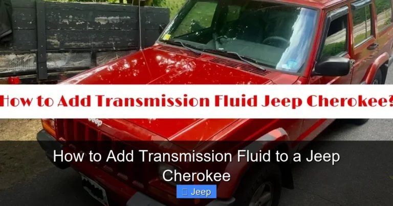 How to Add Transmission Fluid to a Jeep Cherokee