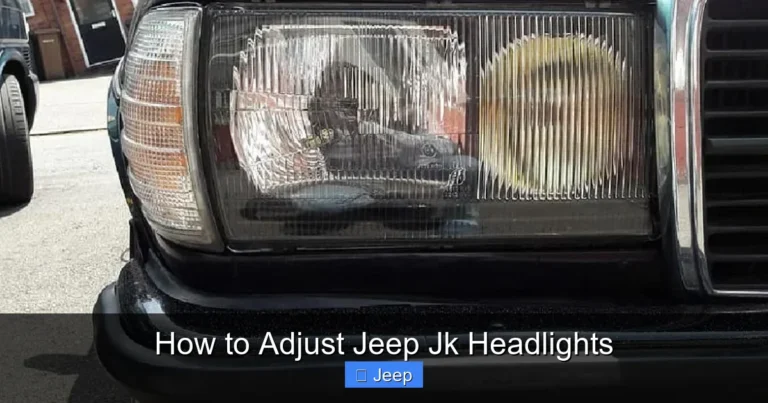 How to Adjust Jeep Jk Headlights