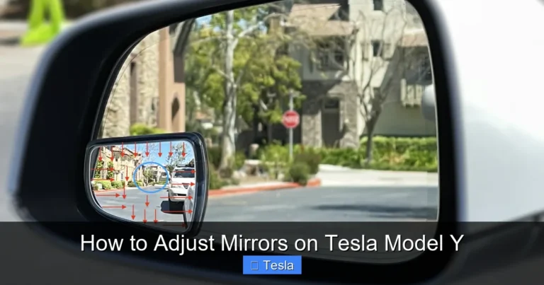How to Adjust Mirrors on Tesla Model Y