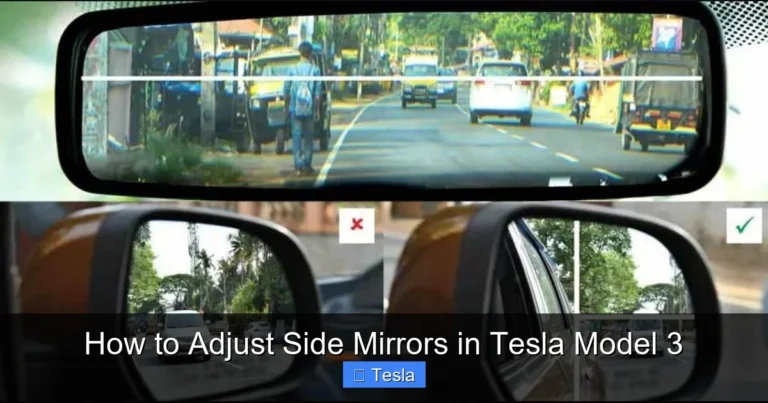 How to Adjust Side Mirrors in Tesla Model 3