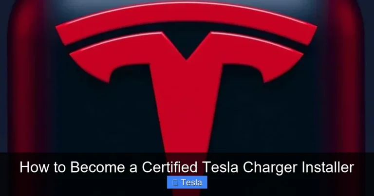 How to Become a Certified Tesla Charger Installer