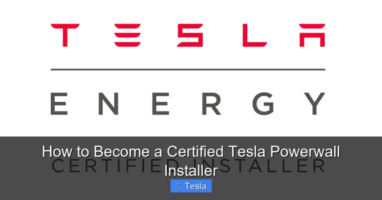 How to Become a Certified Tesla Powerwall Installer