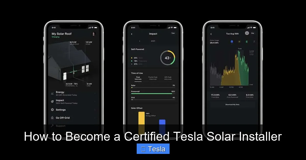 How to Become a Certified Tesla Solar Installer
