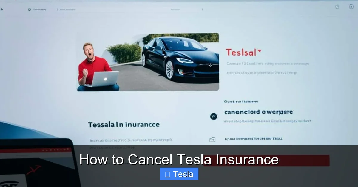 How to Cancel Tesla Insurance