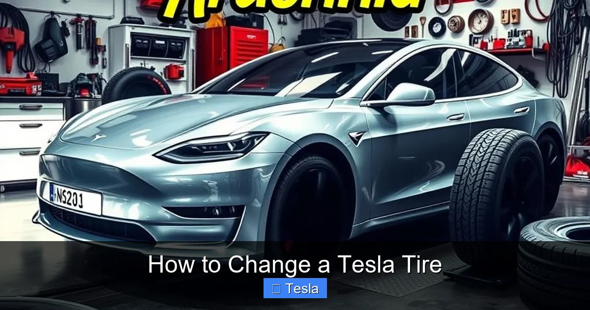 How to Change a Tesla Tire