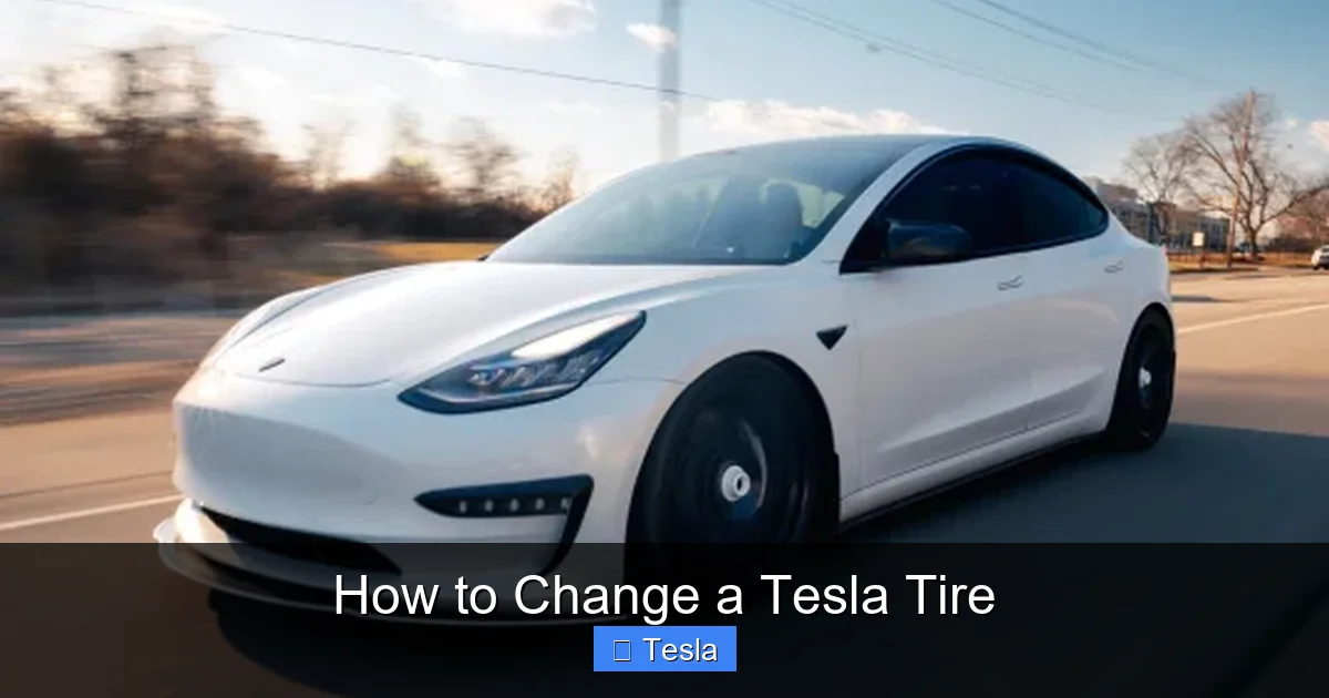 How to Change a Tesla Tire