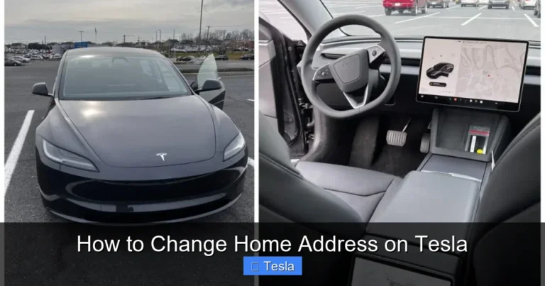 How to Change Home Address on Tesla