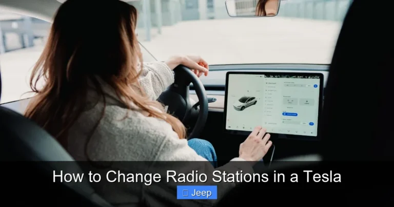 How to Change Radio Stations in a Tesla
